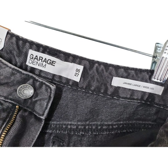 Garage Denim Jeans Wide Baggy Distressed Wmns 5 /27 Hi Rise Jambre Large (28x32) - Picture 5 of 16